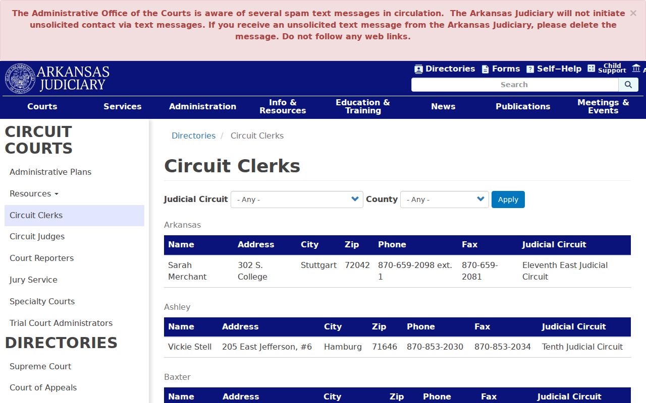 Fulton County court docket circuit clerk directory listing