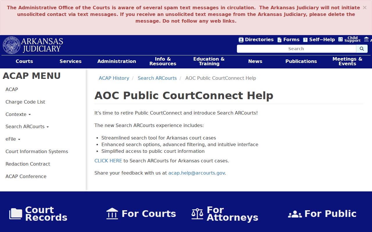 Fulton County case search CourtConnect retirement notice